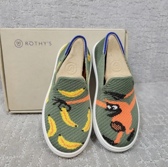 Rothy's The Kid Snack Attack Slip On Comfort Sneaker Shoes Unisex Size US 10, 4 - Picture 12 of 12